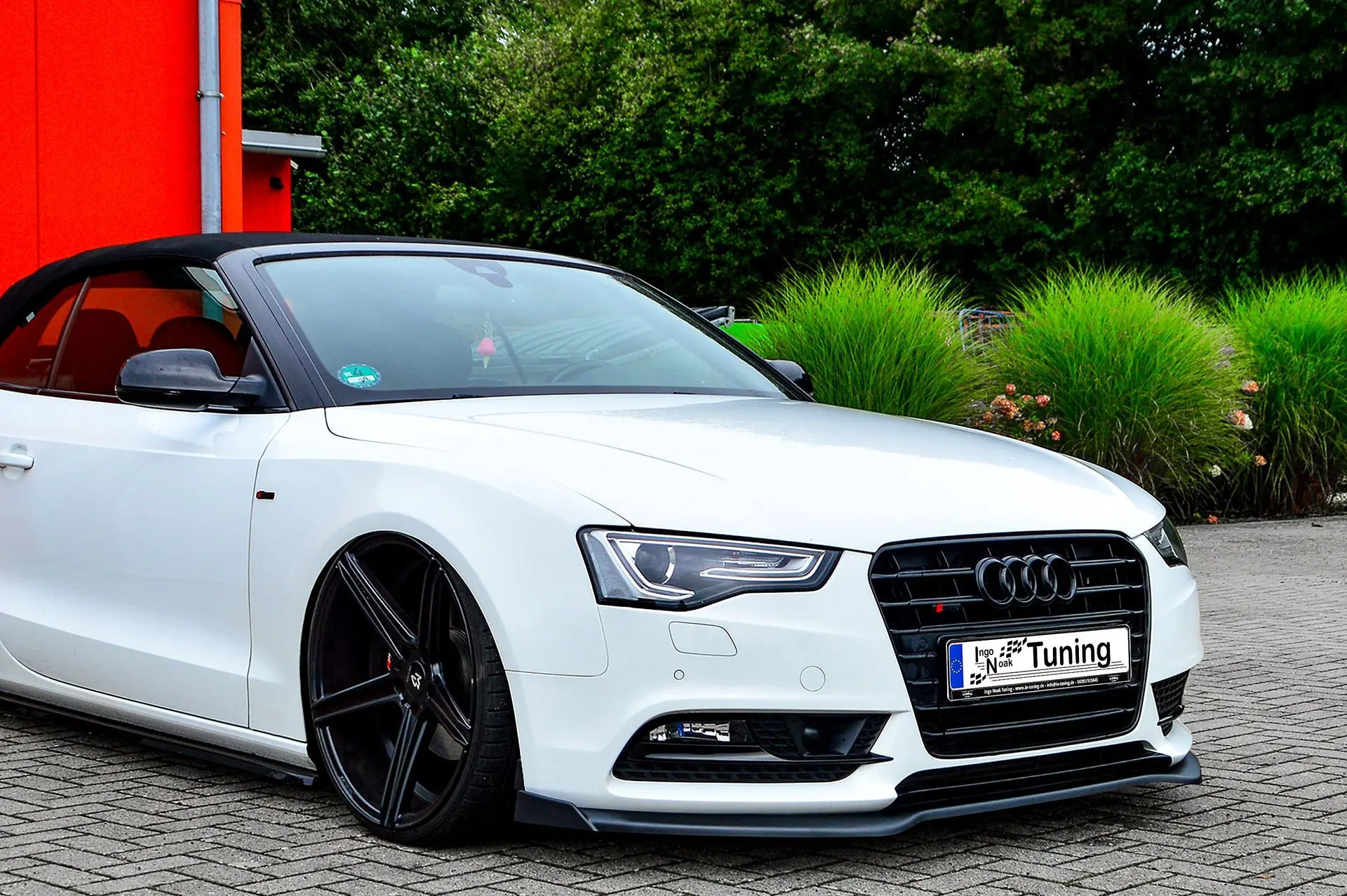 Ingo Noak Cup Frontspoilerlippe mit Wings für Audi A5 B8 Facelift Bj. 2011-2016