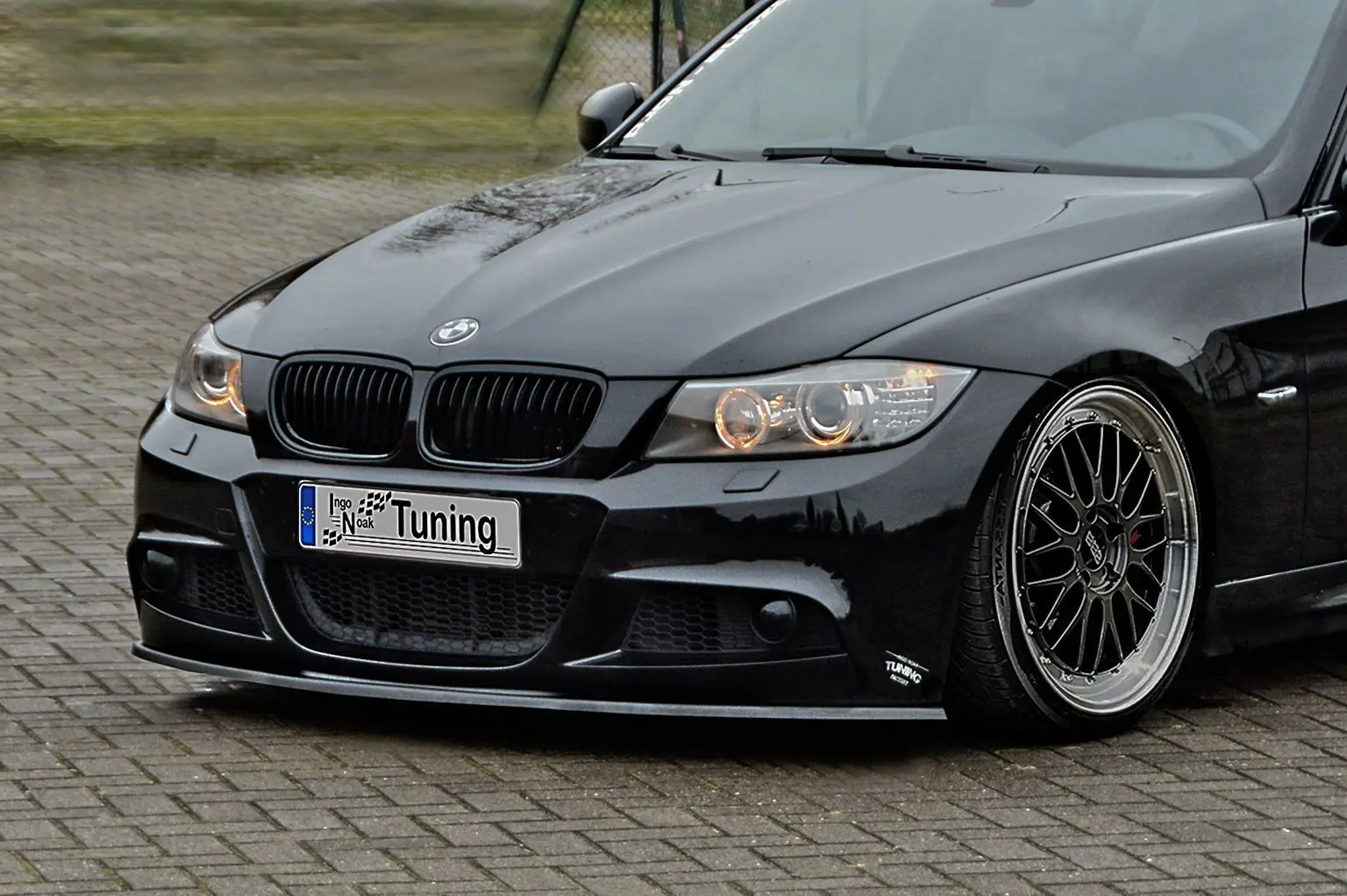 Ingo Noak CUP Frontspoilerlippe für BMW 3er E90 E91 M Paket Facelift Bj. 09/2008-2013
