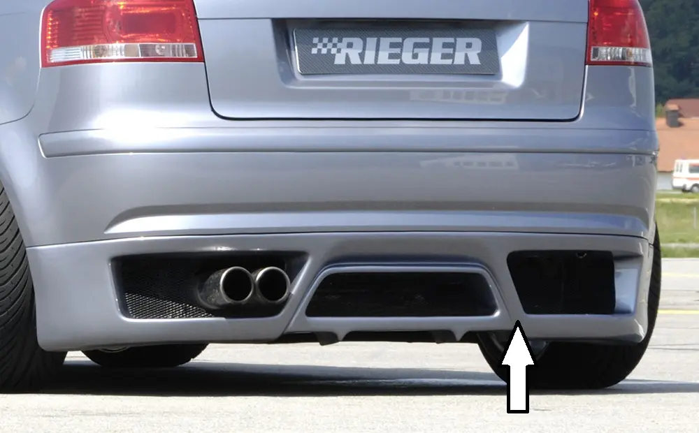 Rieger Heckansatz für Audi A3 8P