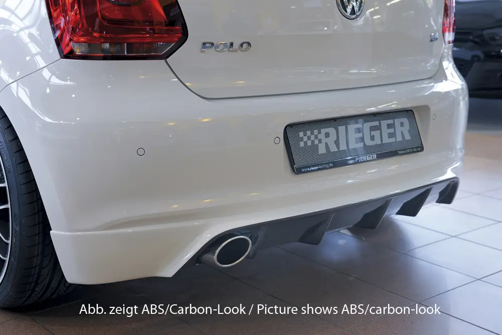 Rieger Heckschürzenansatz für VW Polo 5 6R/6C Standard