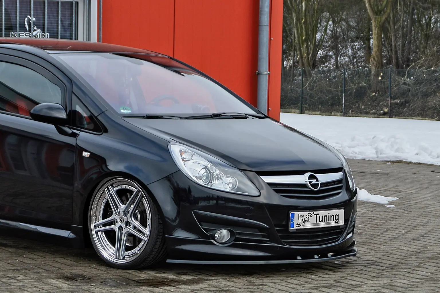 Ingo Noak CUP Frontspoilerlippe für Opel Corsa D GSI + Sport + OPC -Line 1 Paket