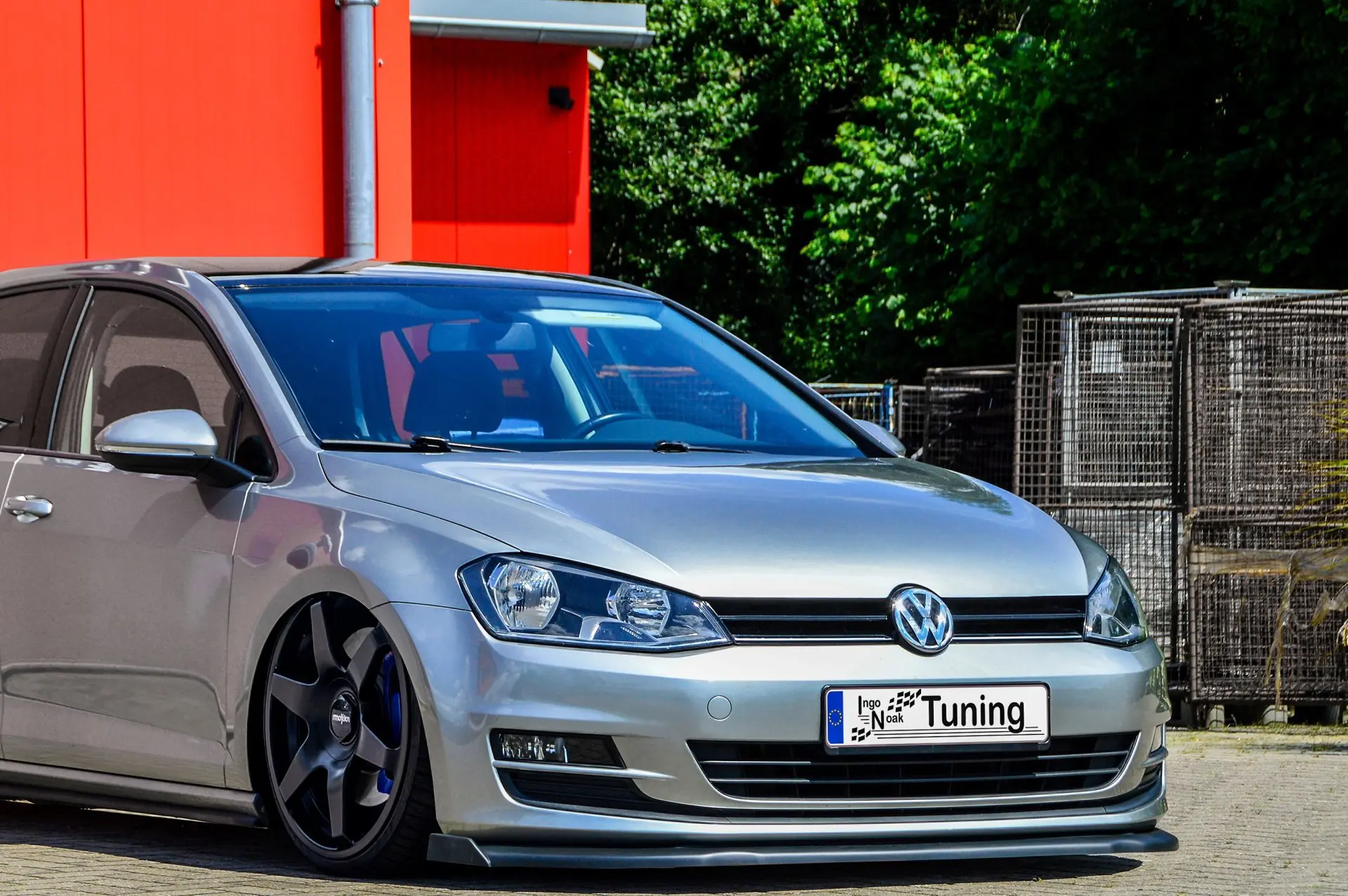 Ingo Noak CUP Frontspoilerlippe mit Wing für VW Golf 7 AU
