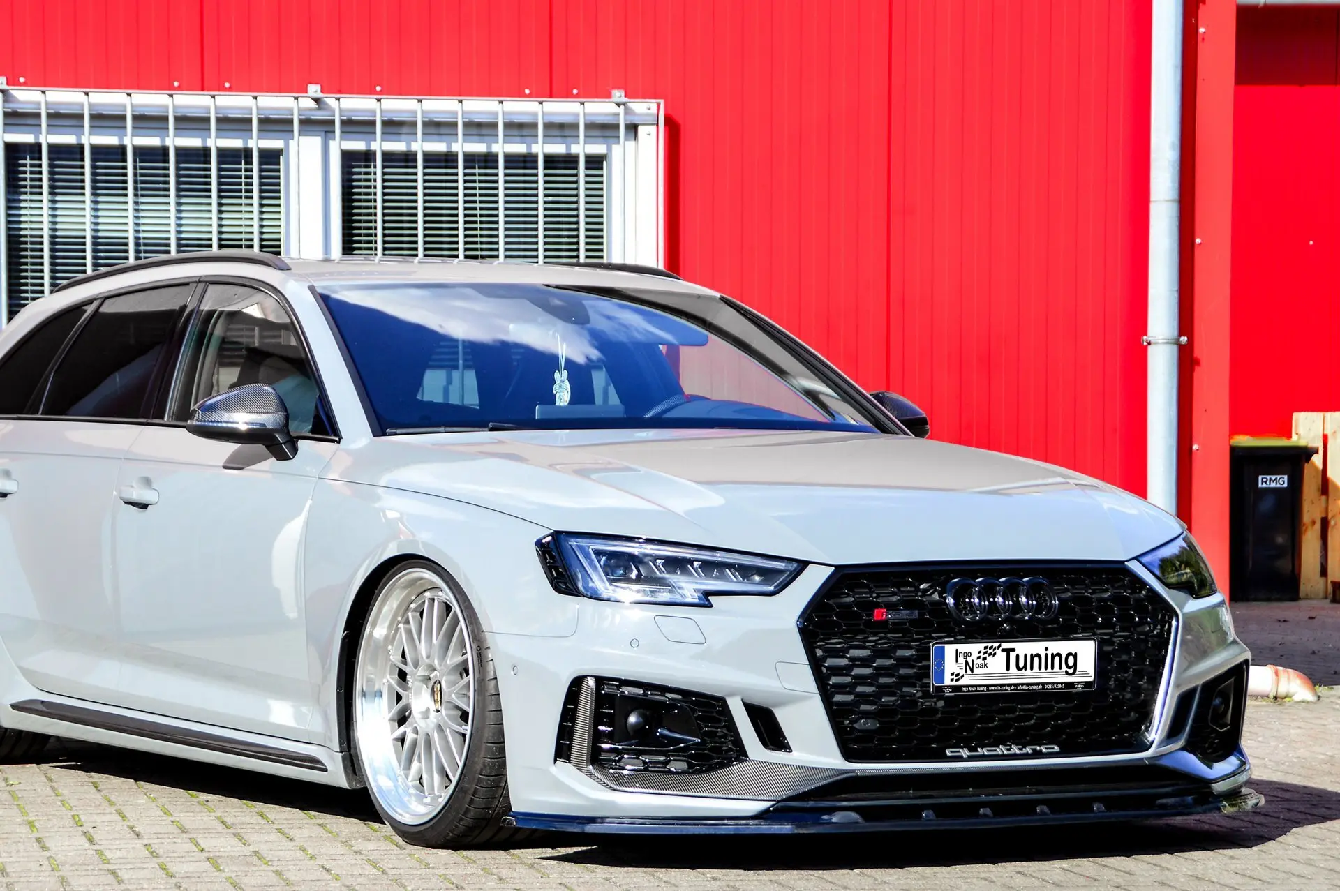 Ingo Noak Cup Frontspoilerlippe für Audi RS4 B9 Bj. 2015-2020