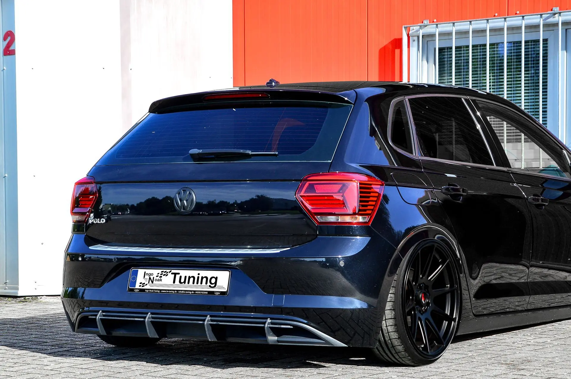 Ingo Noak Gefräster Heckansatz für VW Polo 2G AW