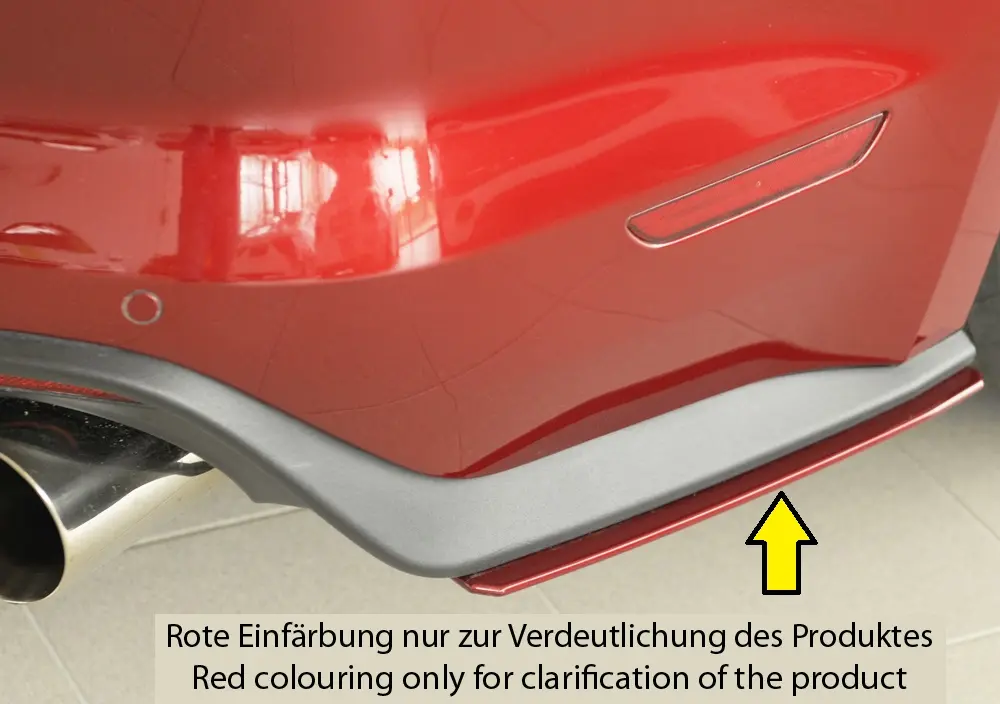 Rieger Heckschürzenansatz seitlich rechts für Ford Mustang MK6