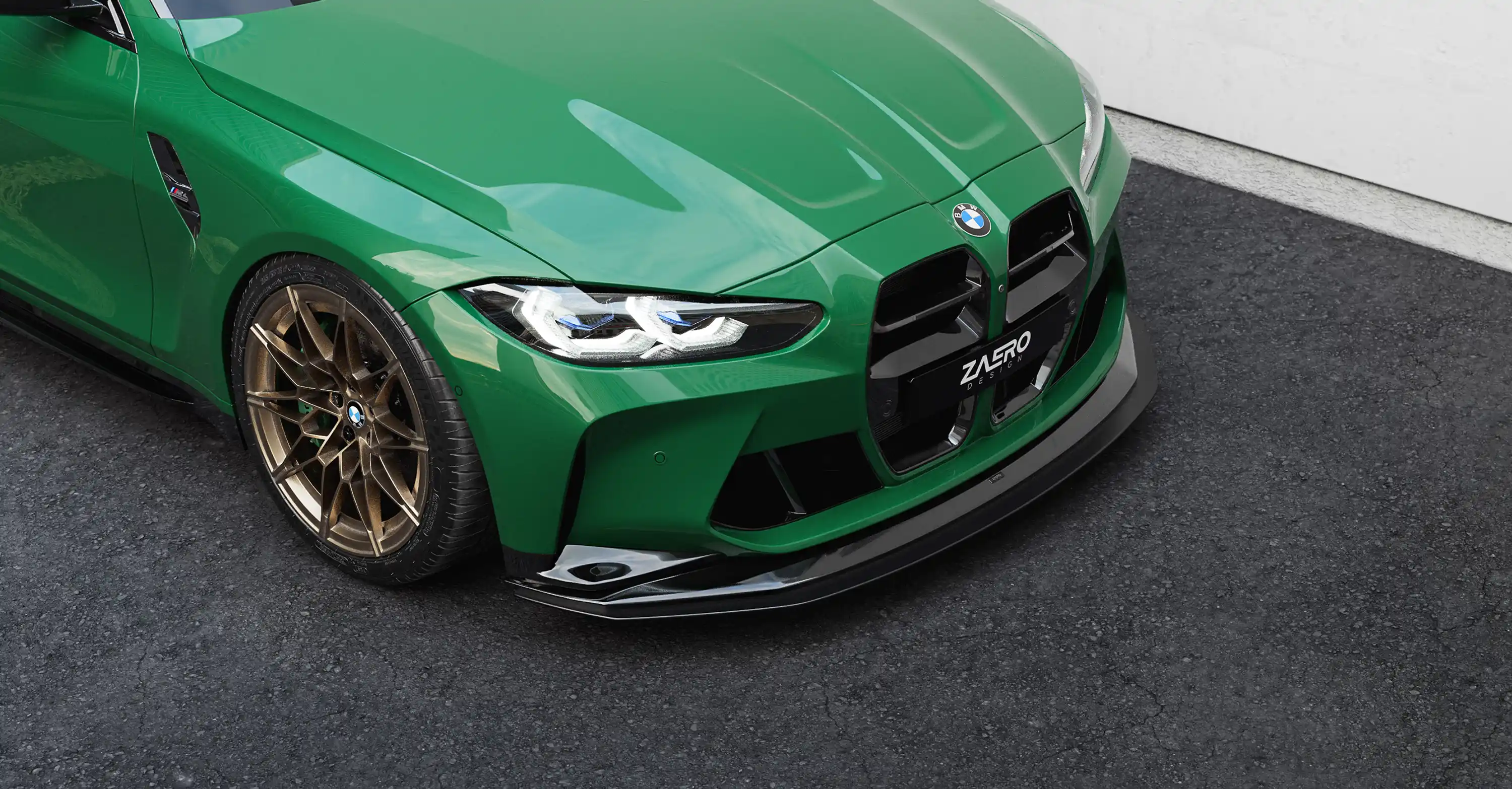 ZAERO EVO-R Frontsplitter für BMW M3 G80 | G81 & M4 G82 | G83 – verstellbar & chassis-mounted