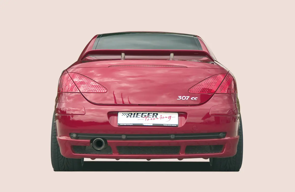 Rieger Heckansatz für Peugeot 307