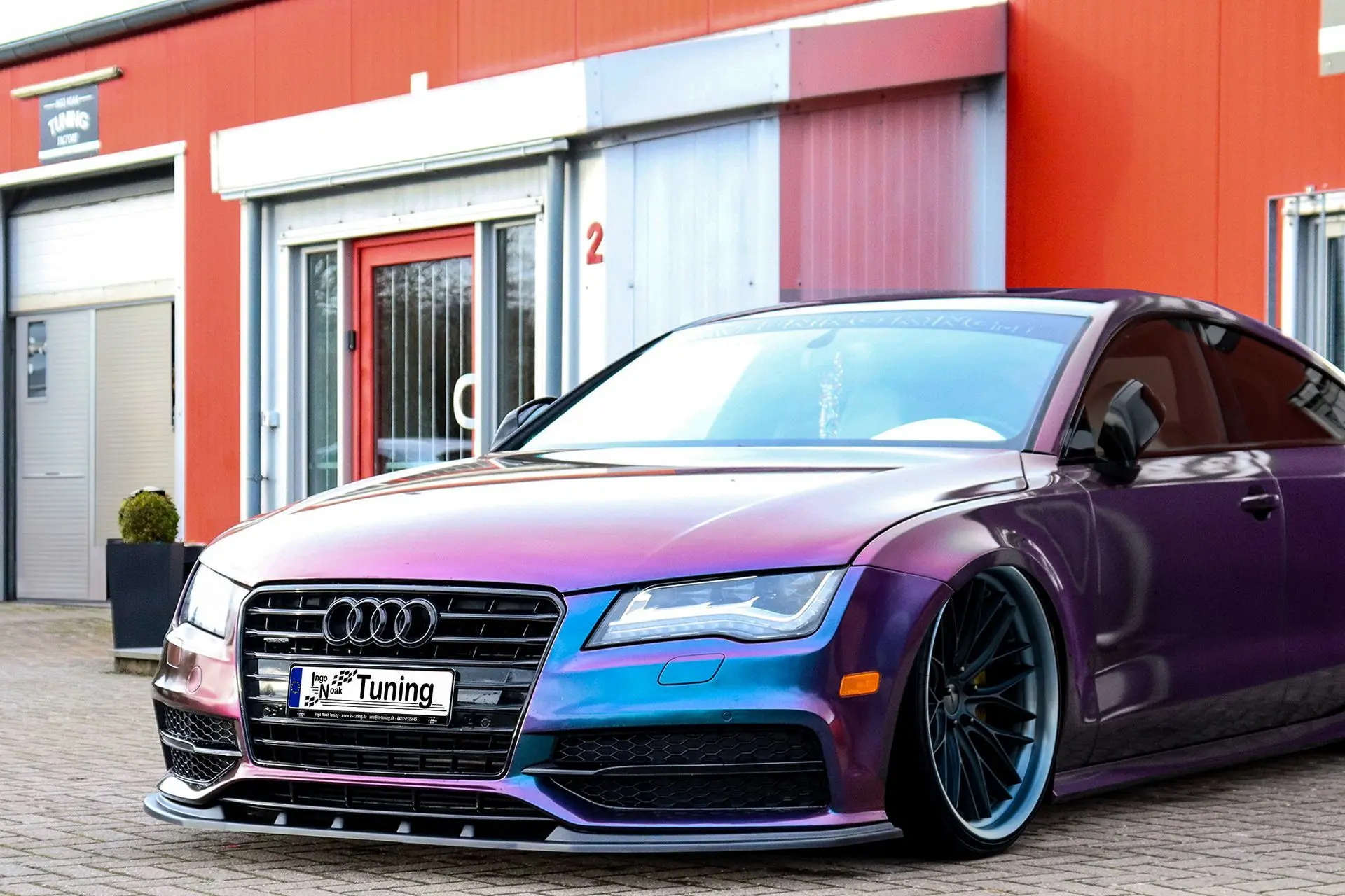 Ingo Noak Cup Frontspoilerlippe V2 für Audi A7 S-Line + S7