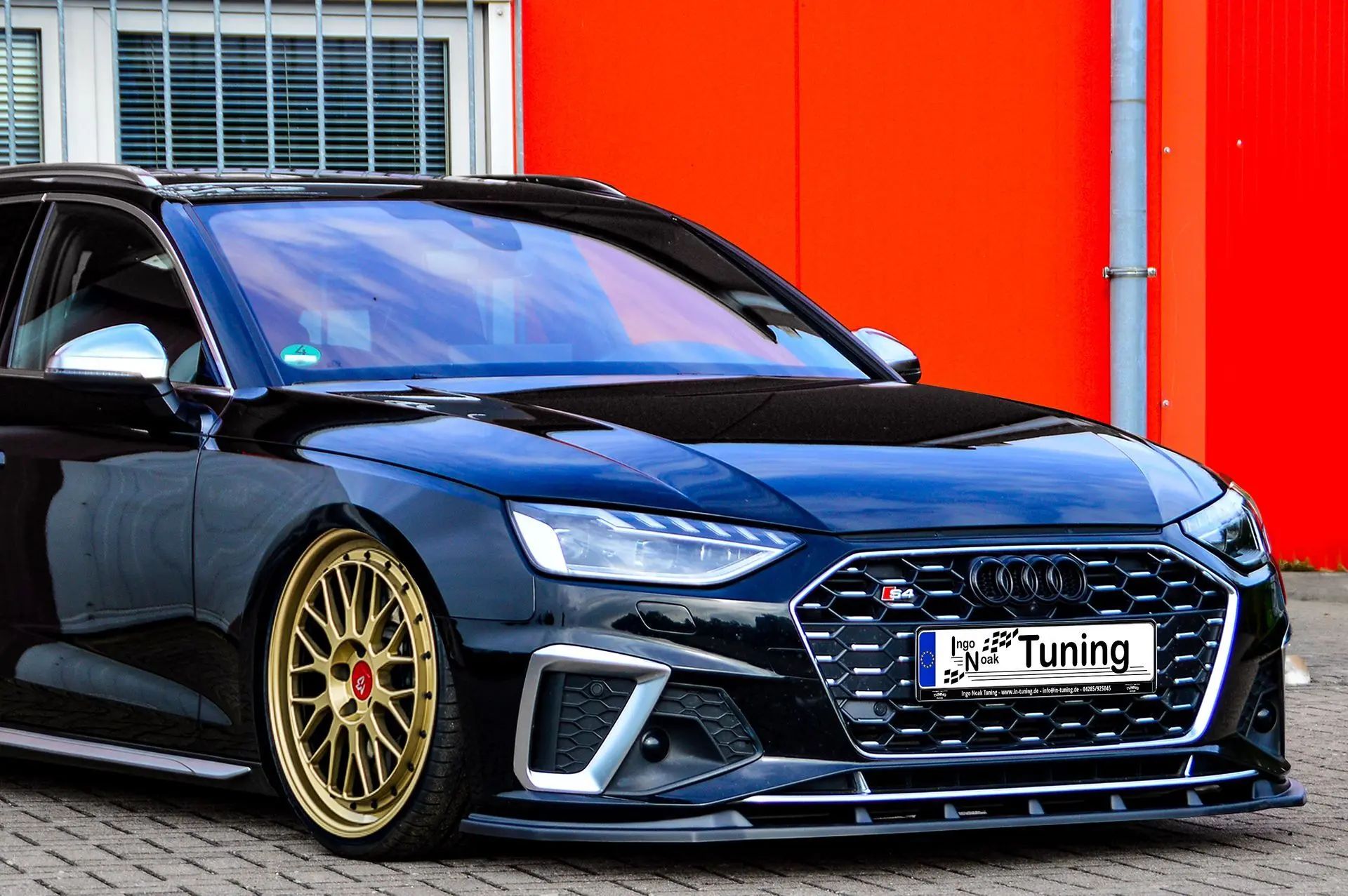 Ingo Noak Cup Frontspoilerlippe für Audi A4 S-Line + S4 B9 Facelift