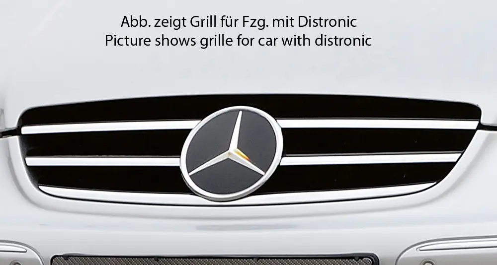 Rieger Frontgrill schwarz/chrom, Mercedes CLK (W209)