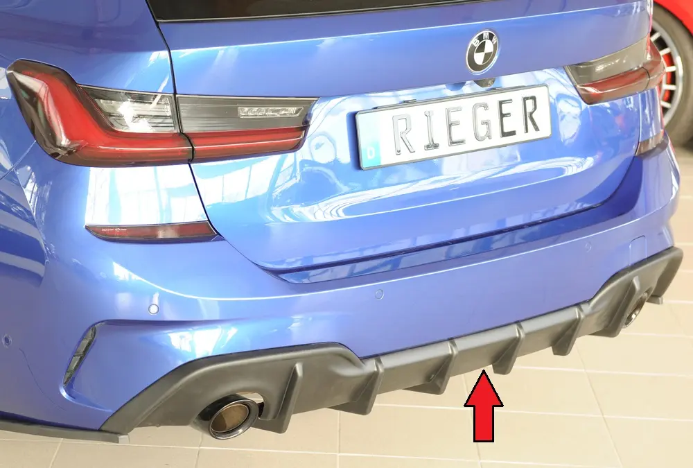 Rieger Heckeinsatz für BMW 3er G20 / G21