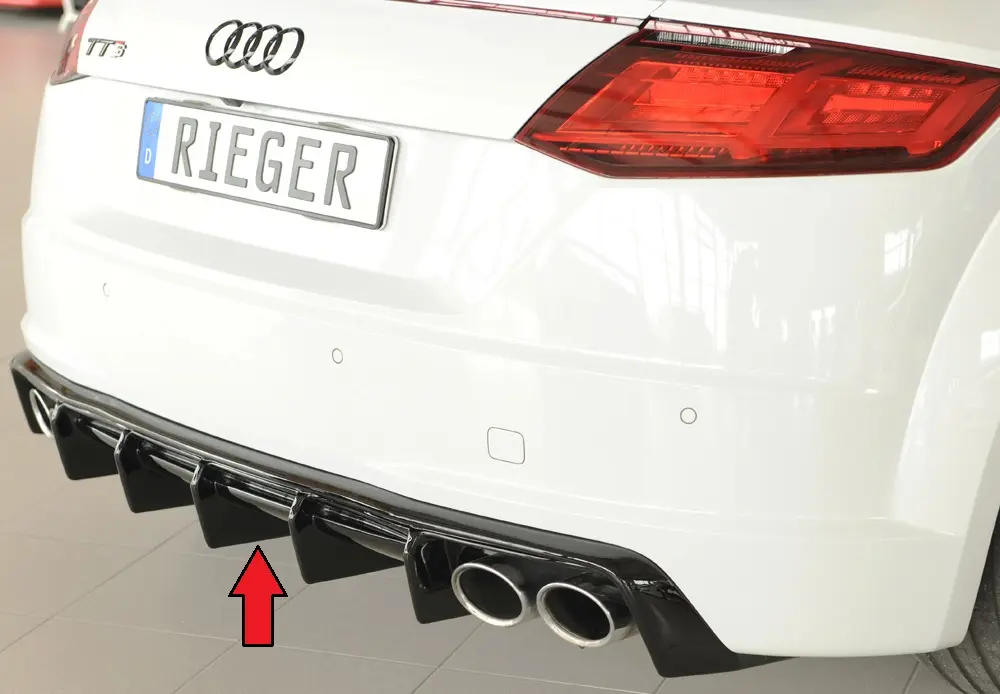 Rieger Heckeinsatz für Audi TT / TTS 8S