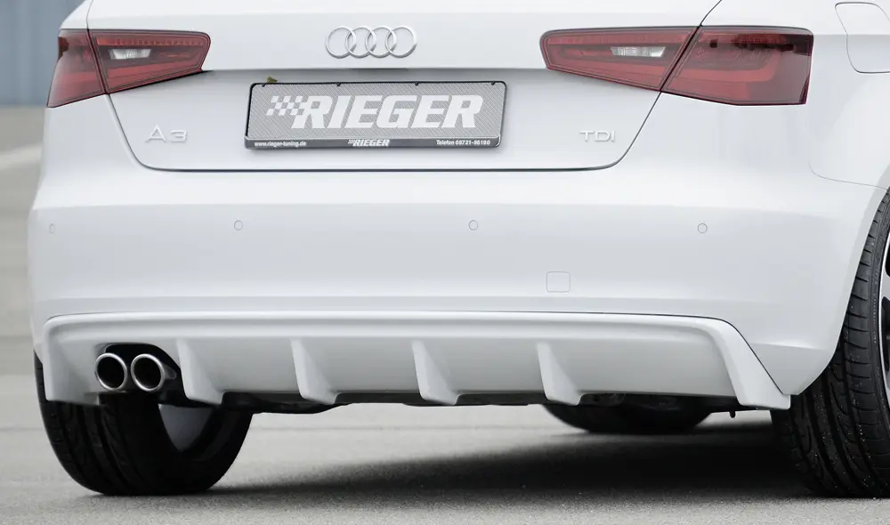 Rieger Heckeinsatz für Audi A3 8V