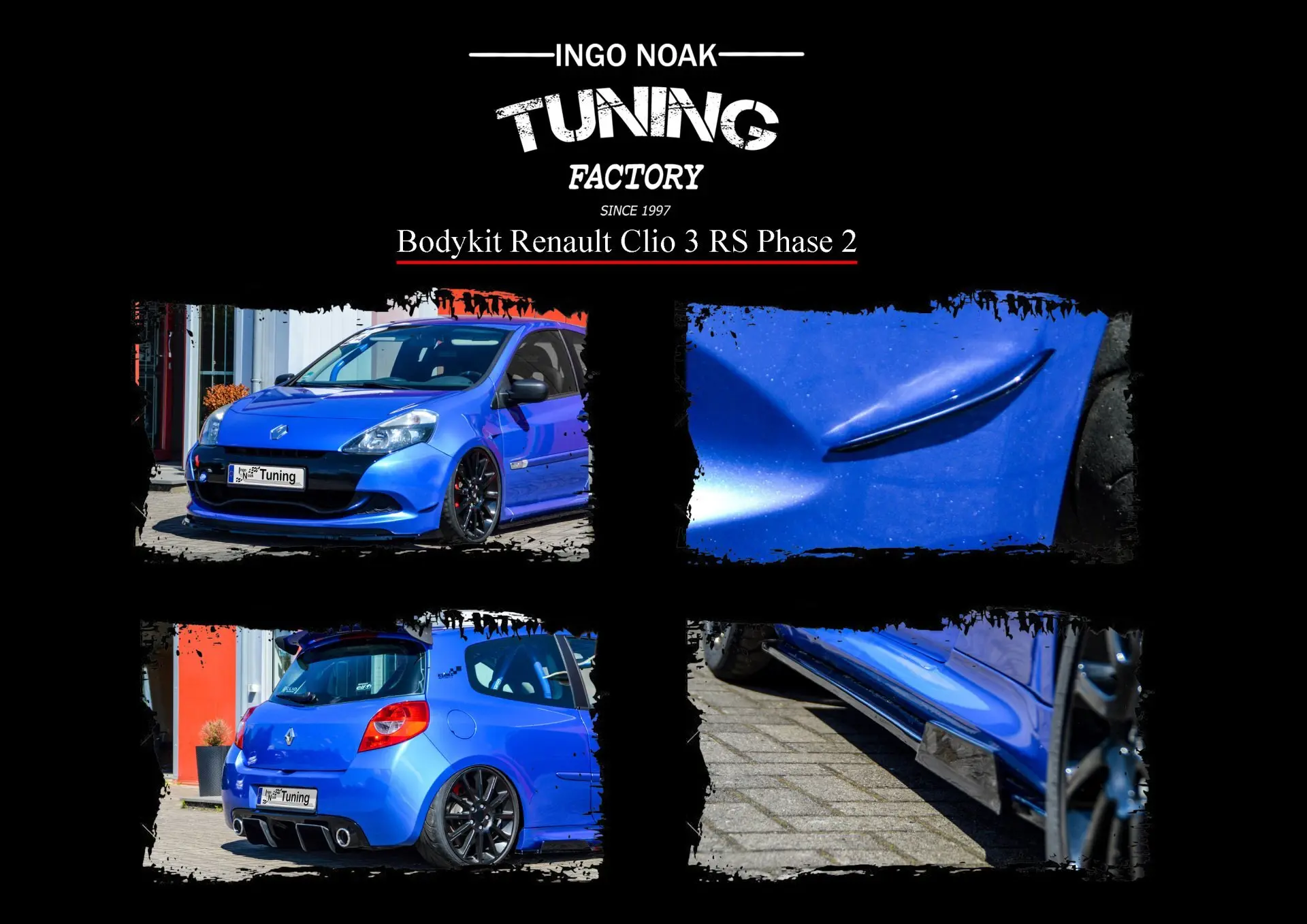 Ingo Noak Bodykit für Renault Clio 3 RS Phase 2 Bj.2008-2014