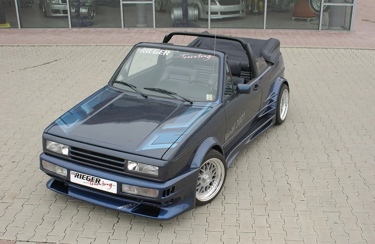 Rieger Spoilerstoßstange Breitbau I für VW Golf I Cabrio