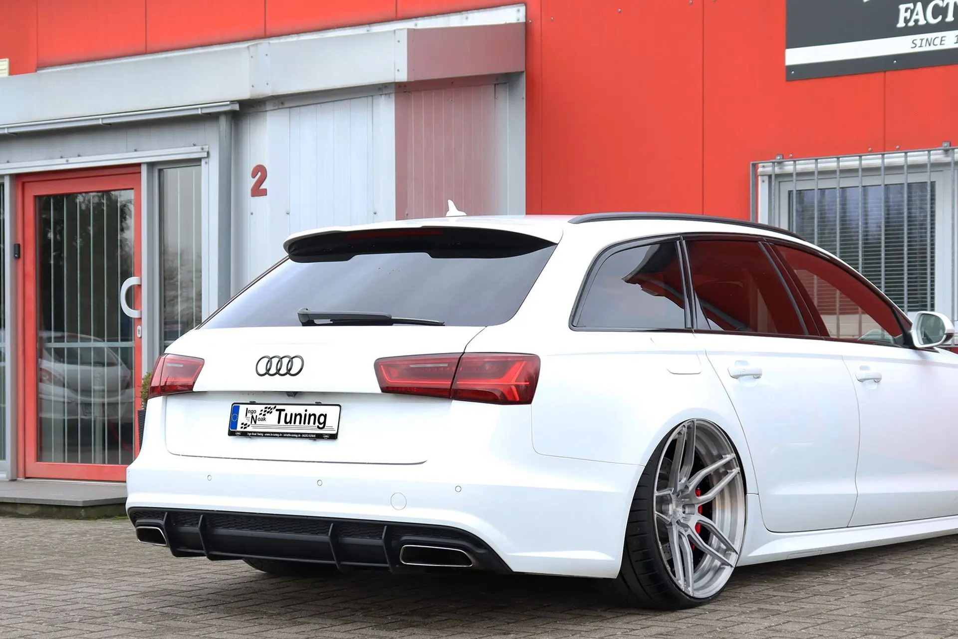 Ingo Noak Gefräster Heckansatz aus ABS für Audi A6 C7 4G mit S-Line