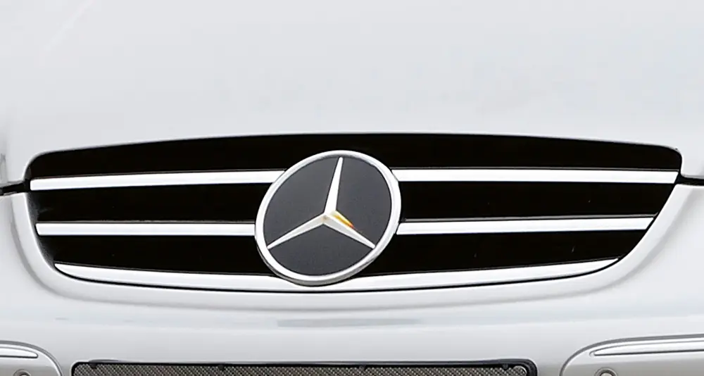 Rieger Frontgrill schwarz/chrom, Mercedes CLK (W209)