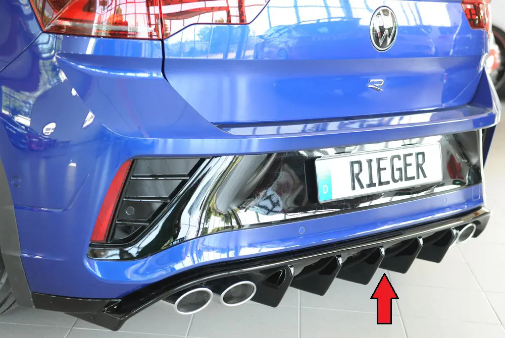 Rieger Heckeinsatz (für Fzg. ohne AHK) für VW T-Roc (A1)
