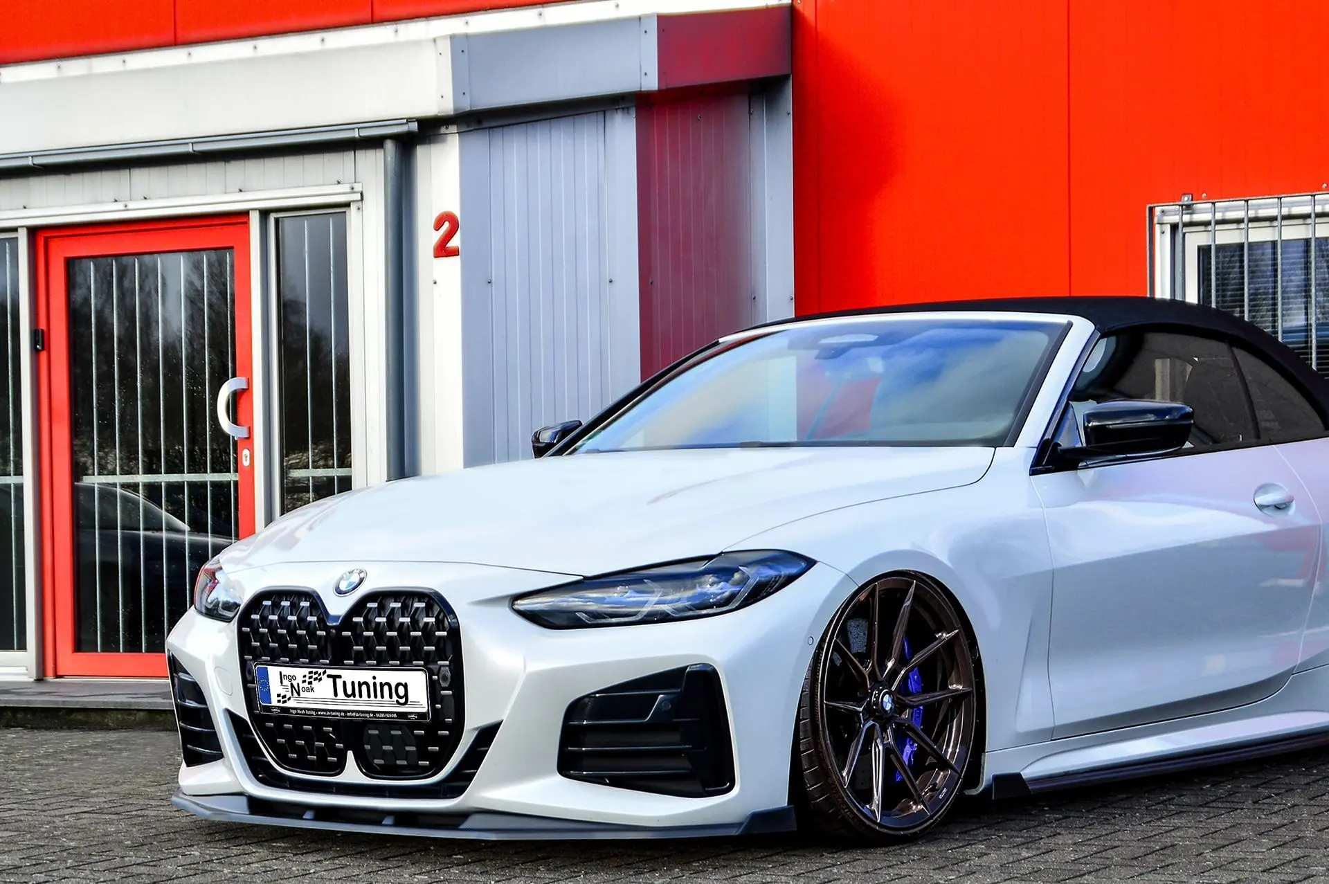 Ingo Noak Cuplippe Spoilerschwert mit Wings aus ABS BMW 4er G22+G23