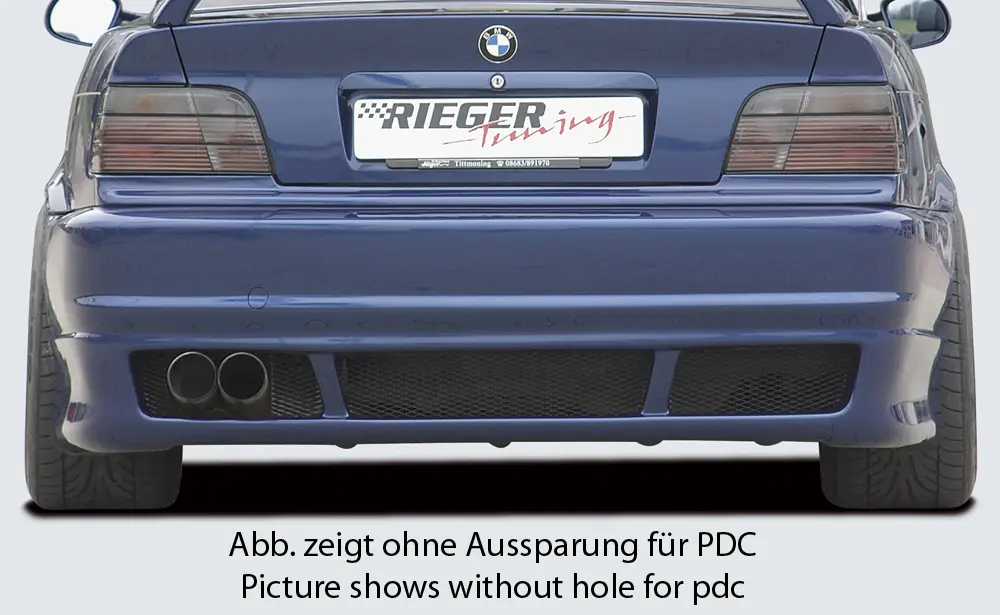 Rieger Heckschürze (V2) für BMW 3er E36