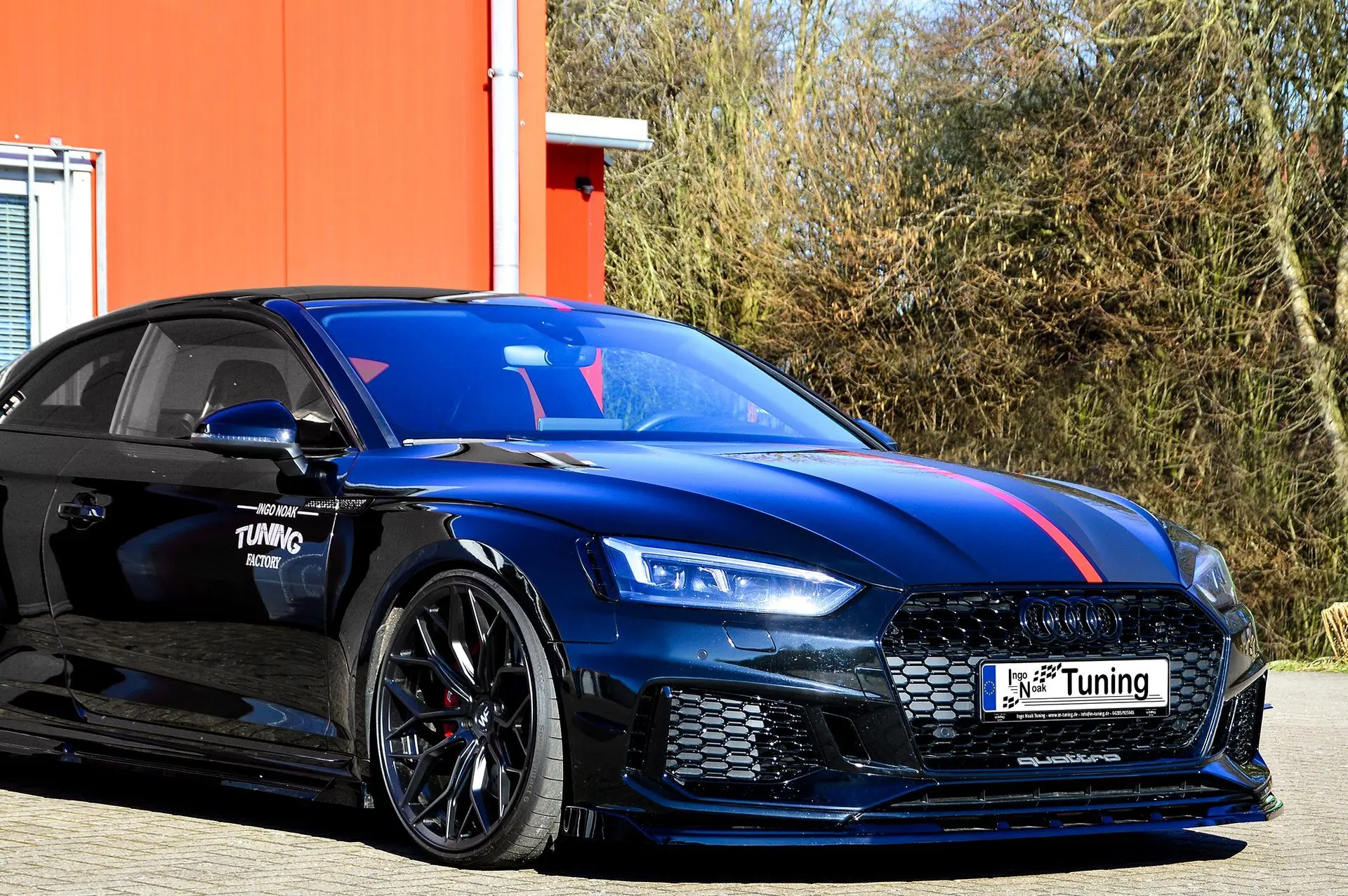 Ingo Noak Cup Frontspoilerlippe mit Wing für Audi RS5 F5 B9