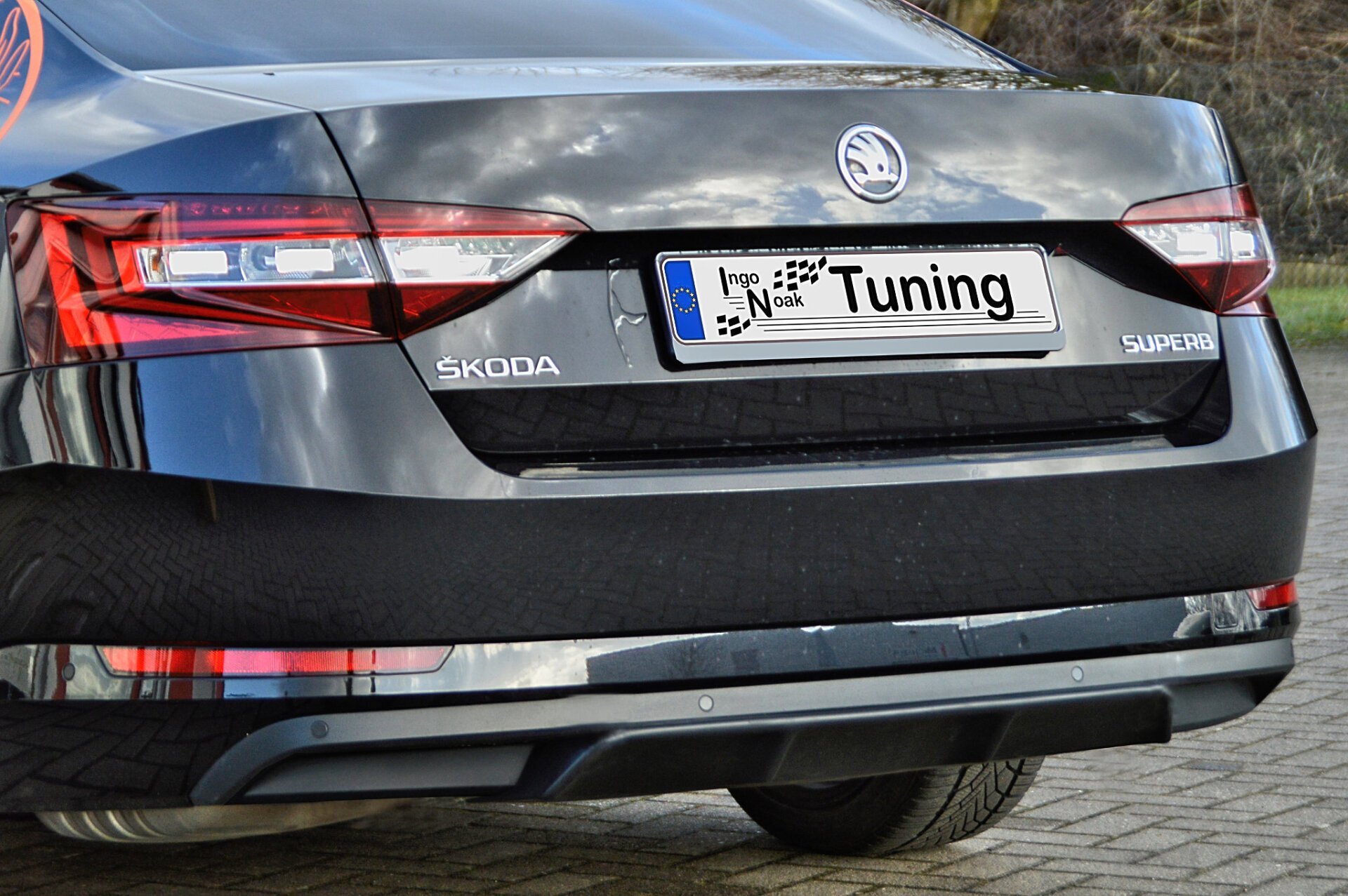 Ingo Noak Heckdiffusor / Heckschürze für Skoda Superb 3V ab 2015-