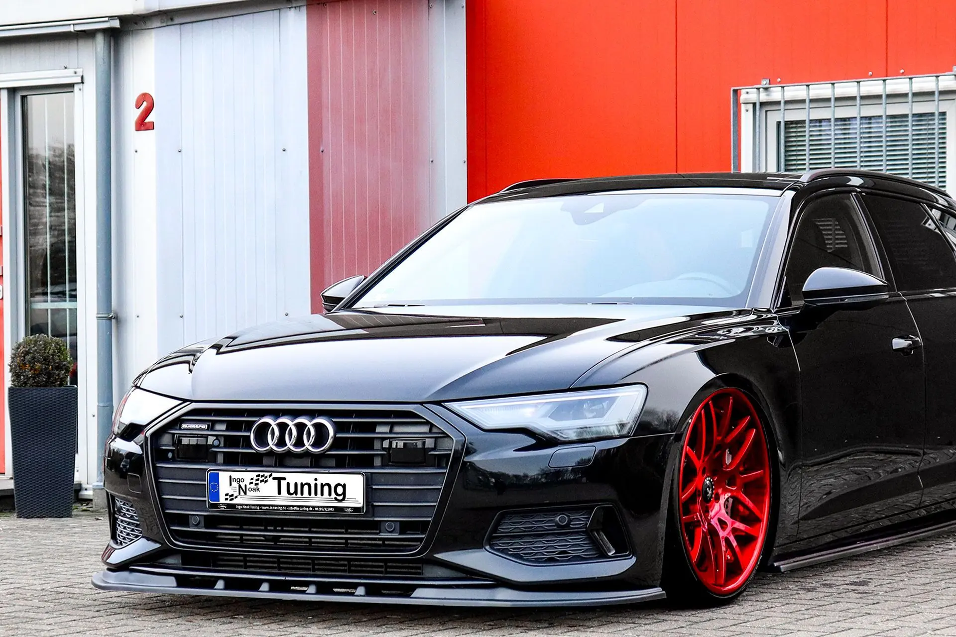 Ingo Noak Cup Frontspoilerlippe für Audi A6 4K C8 ab Bj. 2018-2023