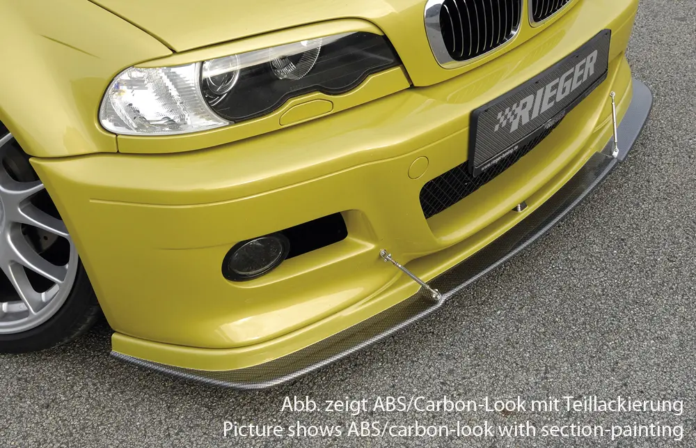 Rieger Spoilerlippe für BMW M3 E46