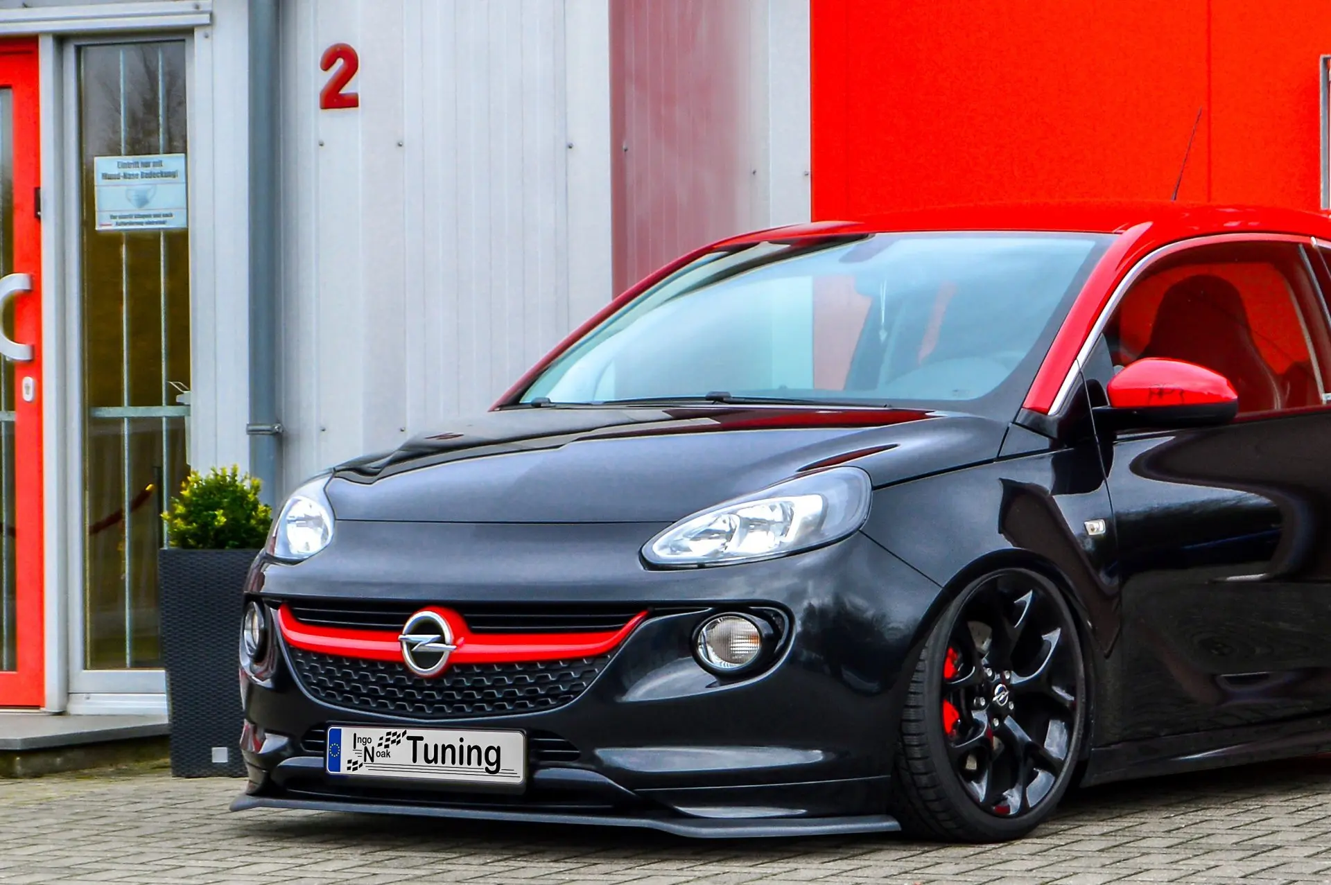 Ingo Noak Cup Frontspoilerlippe für Opel Adam S + OPC-Line ab Bj. 2015-