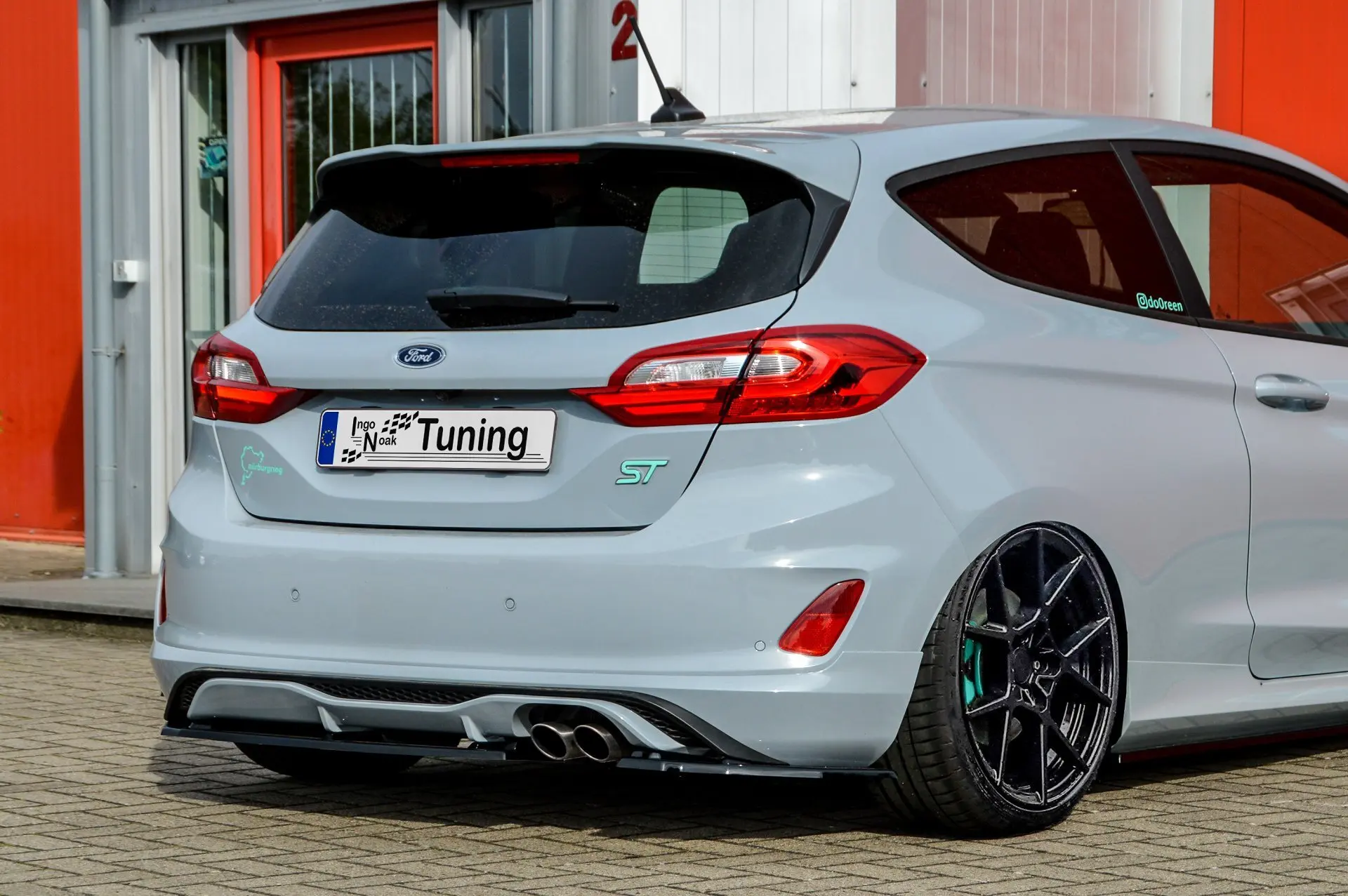 Ingo Noak Heckansatz aus ABS für Ford Fiesta ST MK8 JHH