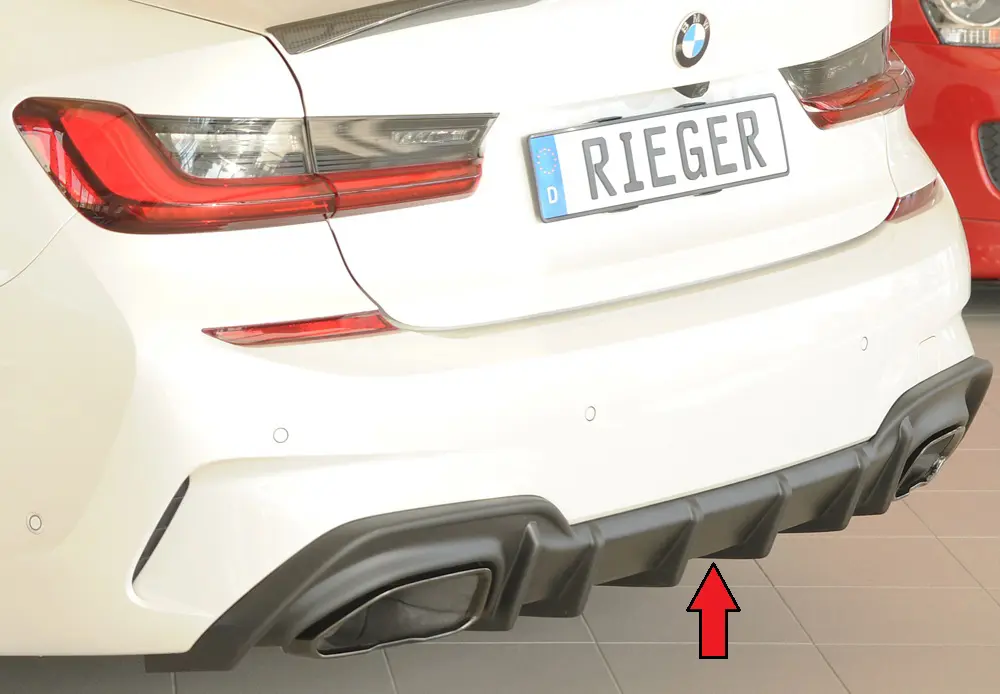 Rieger Heckeinsatz (für Fzg. mit AHK) für BMW 3er G20 / G21