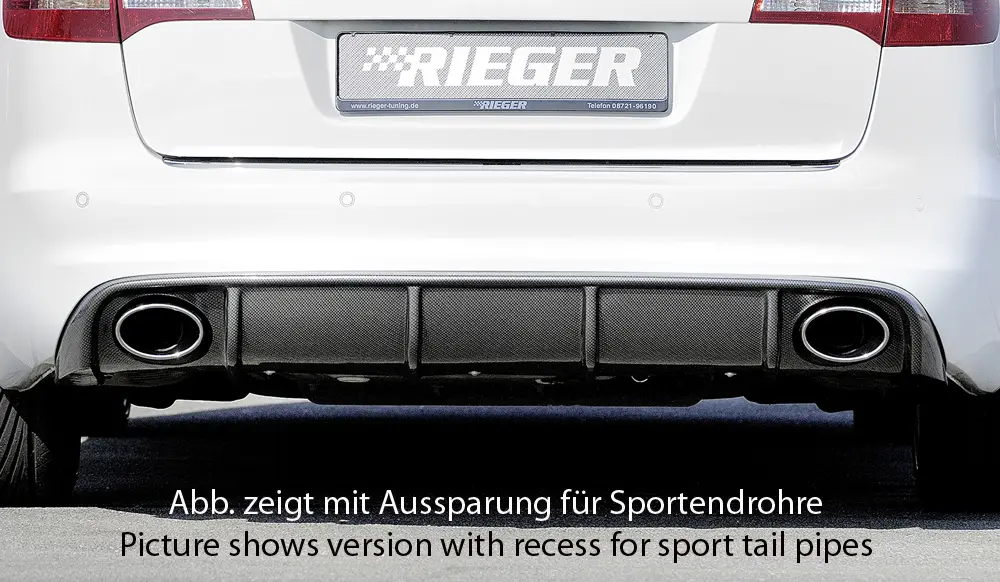Rieger Heckeinsatz für Audi A6 4F