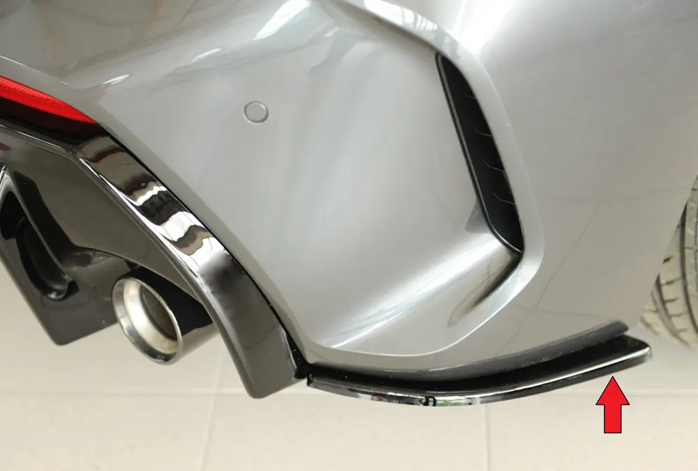 Rieger Heckschürzenansatz seitlich rechts für BMW 1er F40