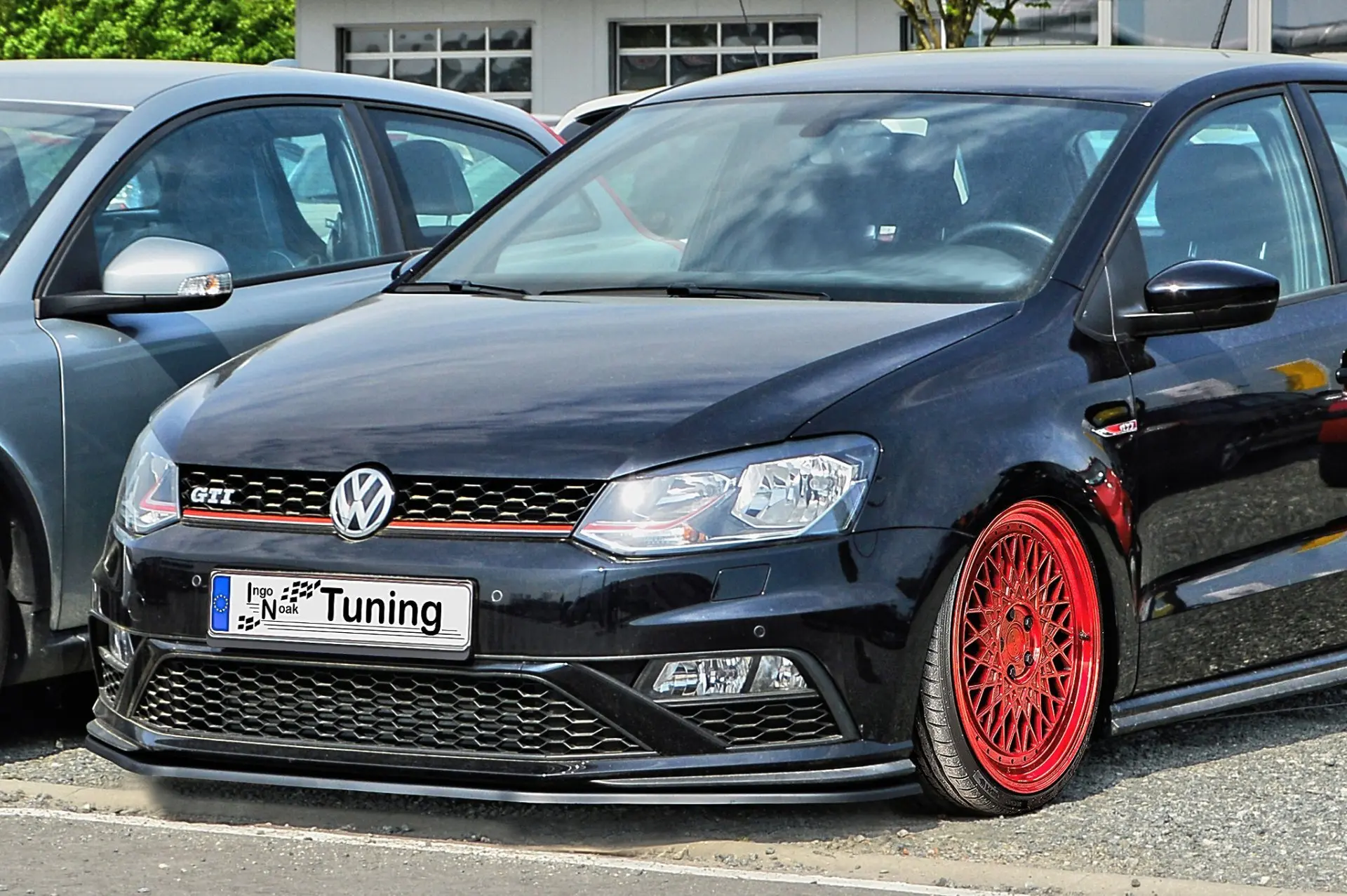 Ingo Noak Spoilerschwert Frontspoilerlippe Cuplippe für VW Polo 6C 5 GTI