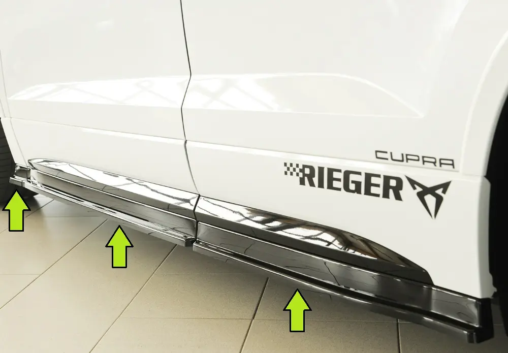 Rieger Seitenschwelleransatz (3-tlg.) für Seat Ateca 5F