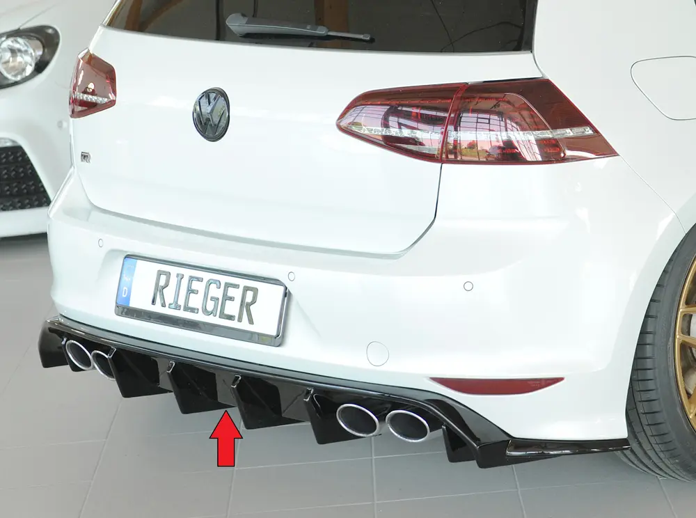 Rieger Heckeinsatz für VW Golf VII
