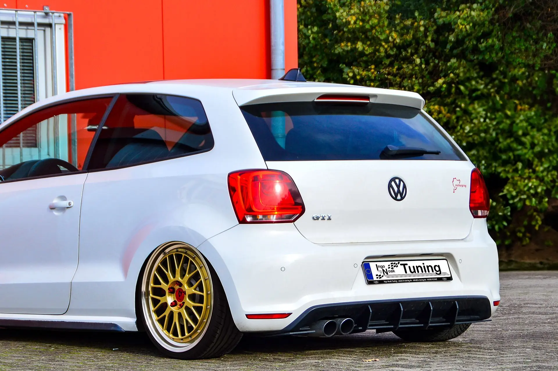 Ingo Noak Gefräster Heckansatz für VW Polo GTI 6R