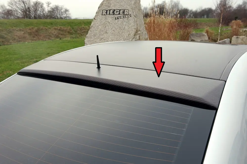 Rieger Heckscheibenblende für Mercedes-Benz C-Klasse W203 Limousine