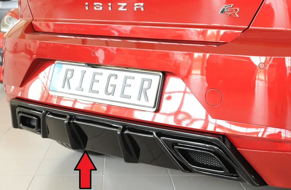 Rieger Heckeinsatz für Seat Ibiza KJ