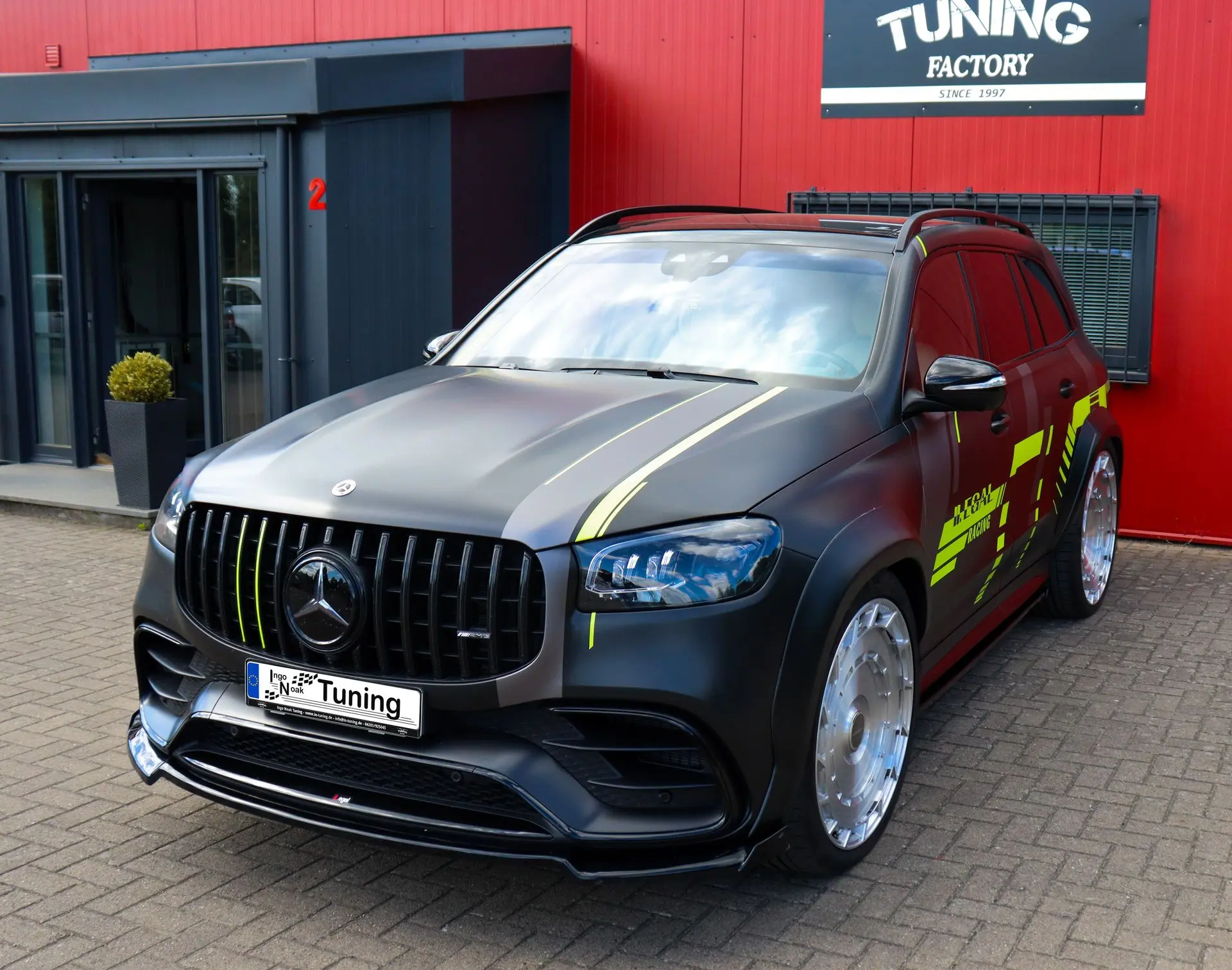 Ingo Noak IN Widebody Kit 6 tlg. aus ABS für Mercedes Benz GLS 63 AMG 4 Matic