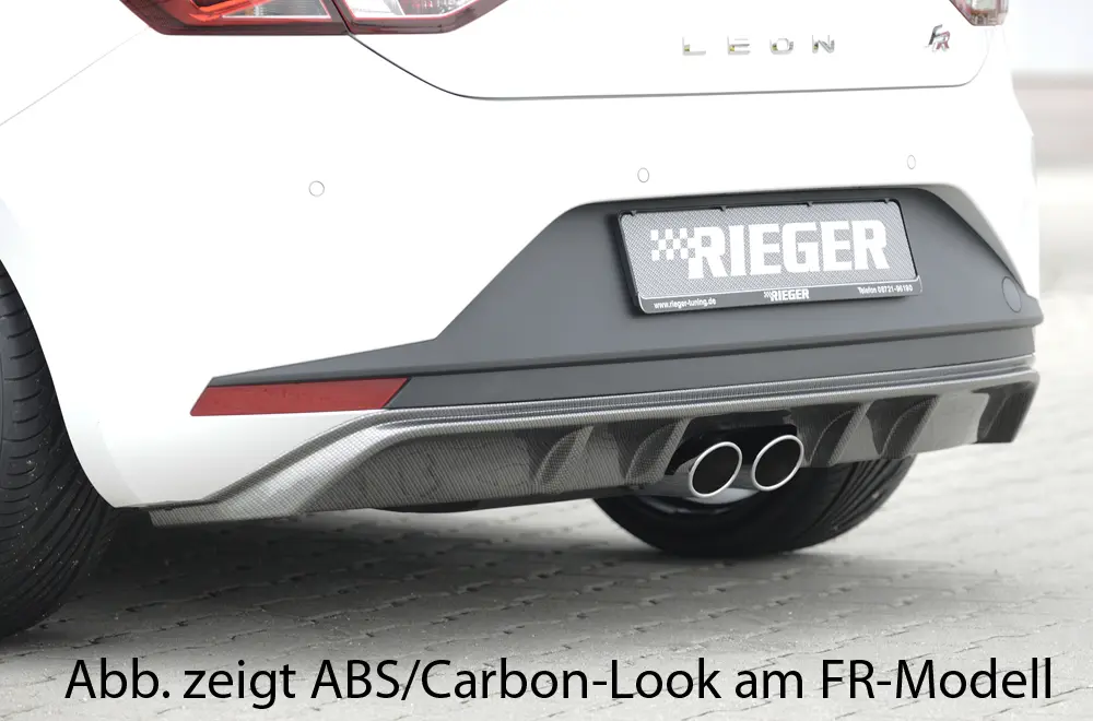 Rieger Heckschürzenansatz für Seat Leon 5F